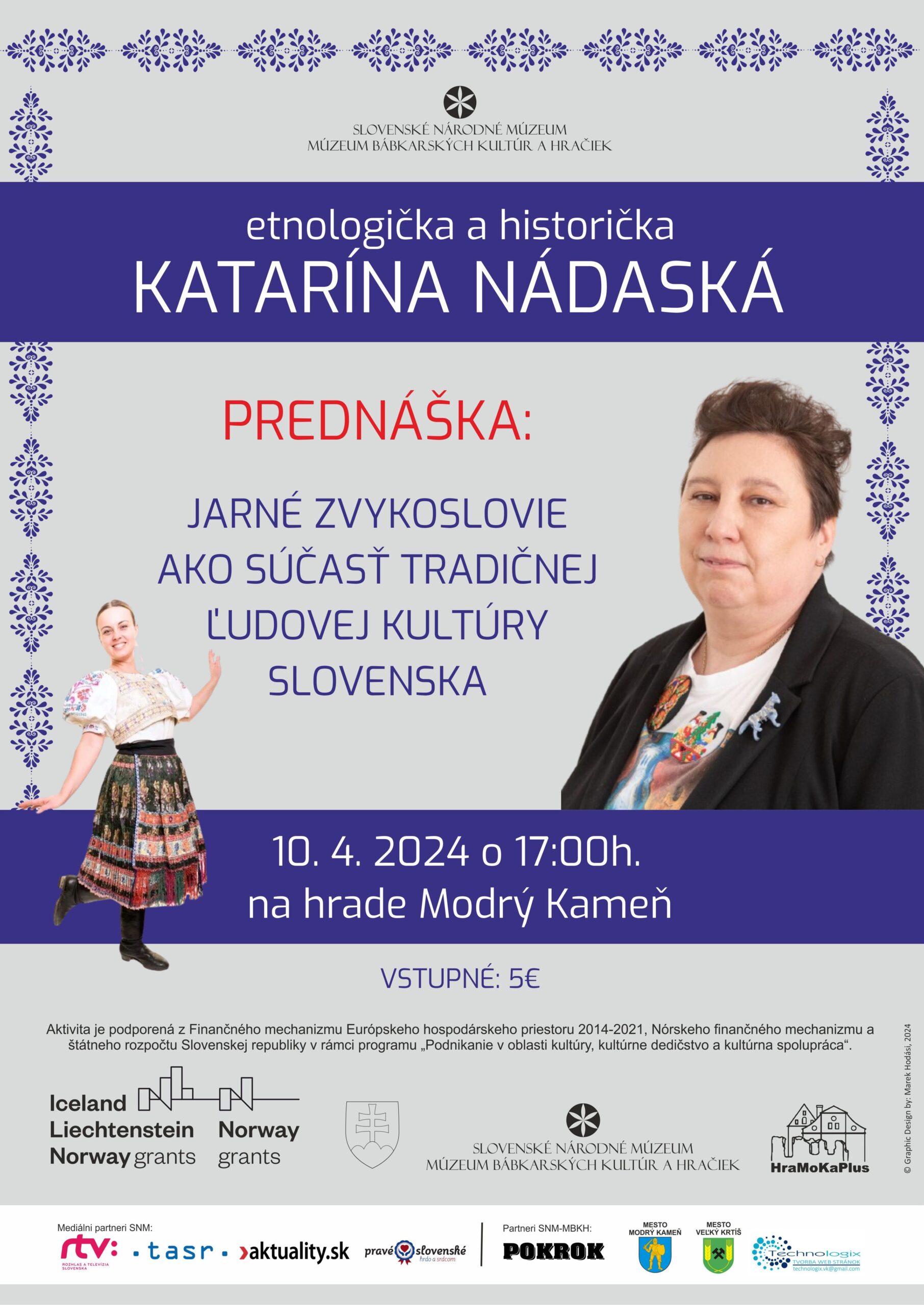Katarína Nádaská – prednáška: Jarné zvykoslovie