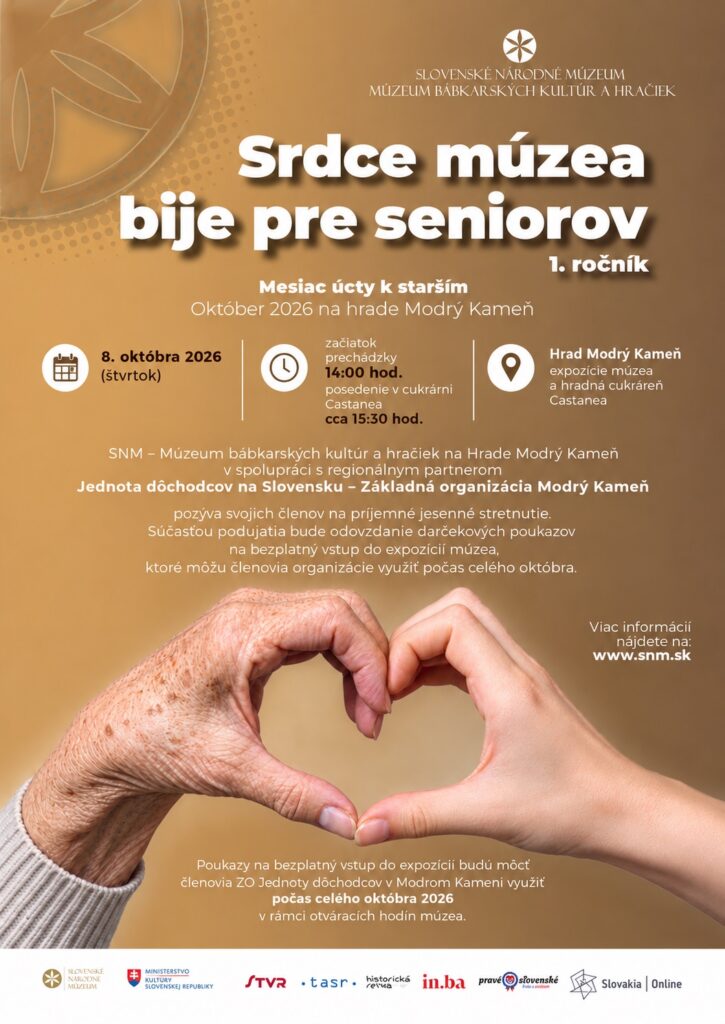 Srdce múzea bije pre starších: Október na hrade Modrý Kameň